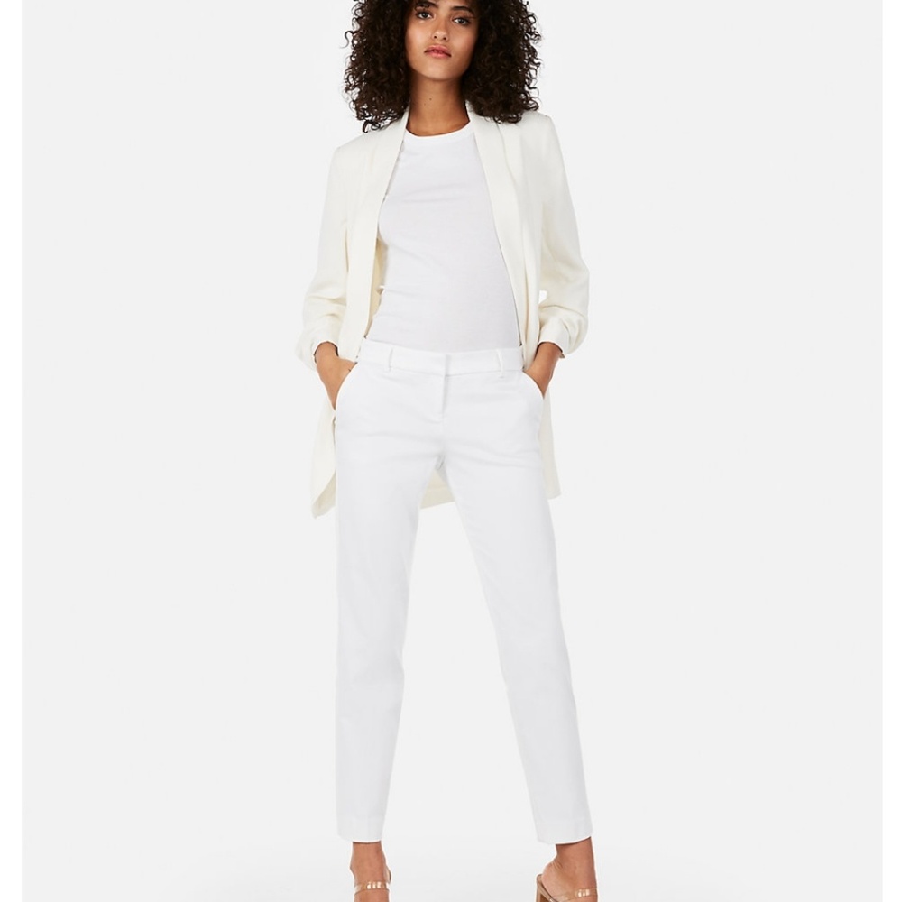 White Express Columnist Ankle Pants